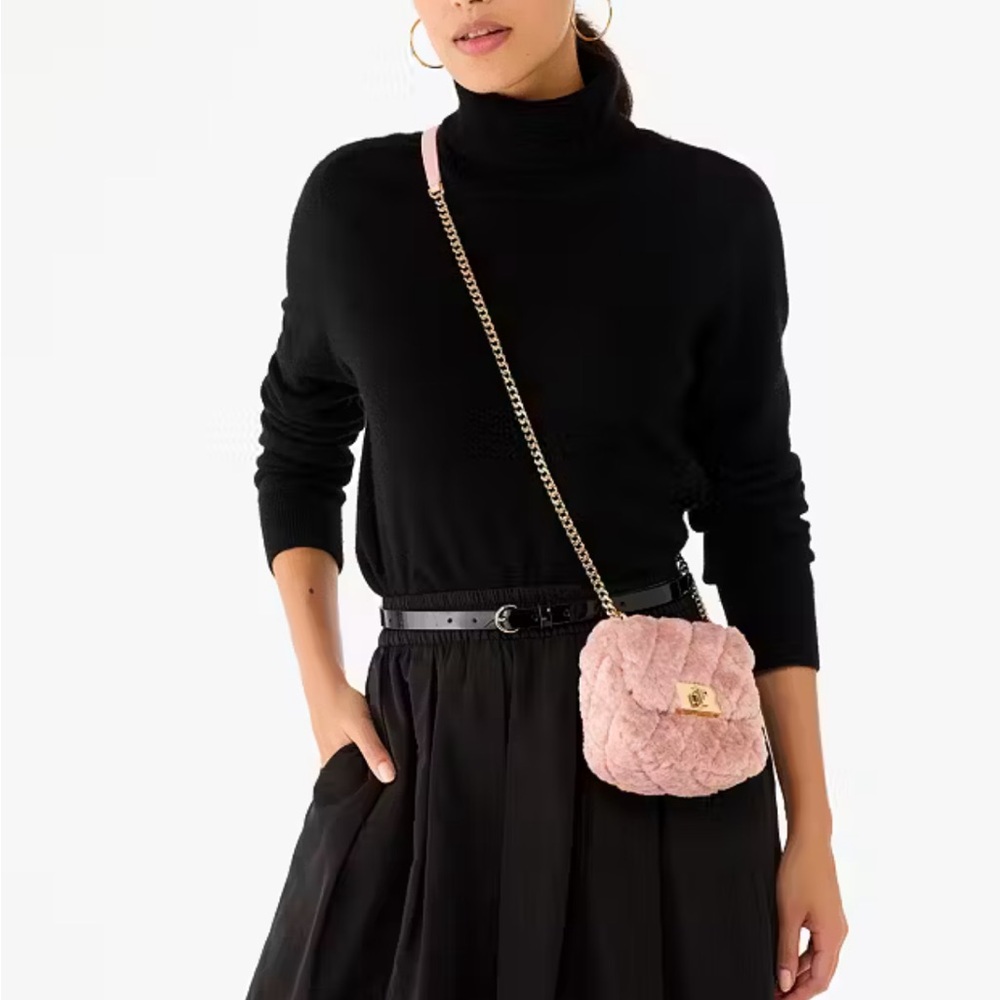 Kate Spade New York Quilted Fur Crossbody Bag
